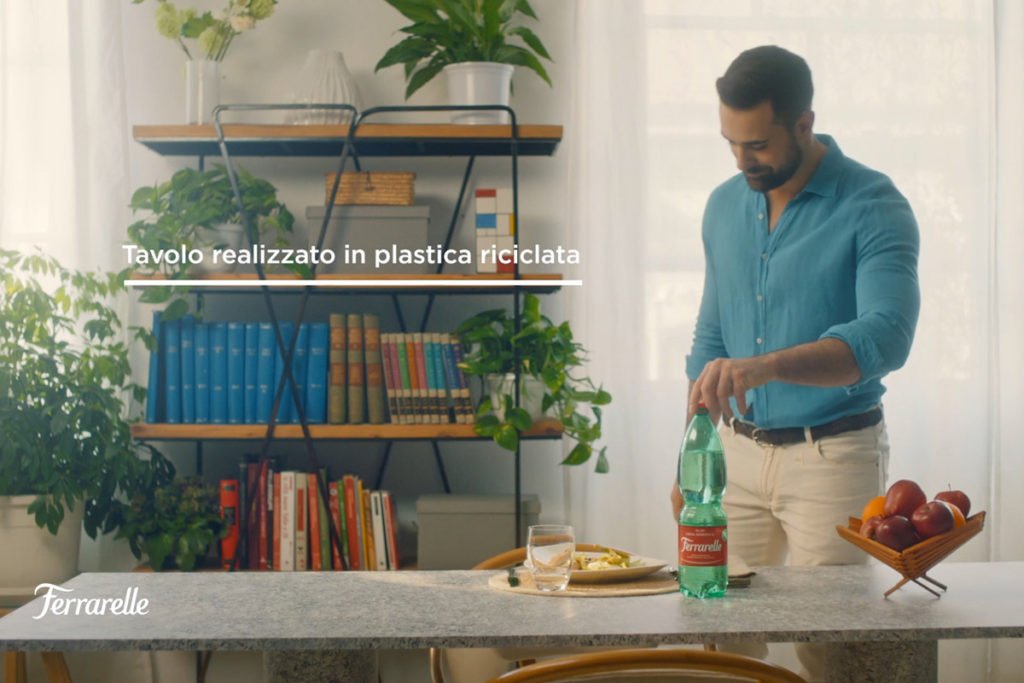 Set design e props maker per spot tv / web Ferrarelle 2020 con lo chef Roberto Valbuzzi