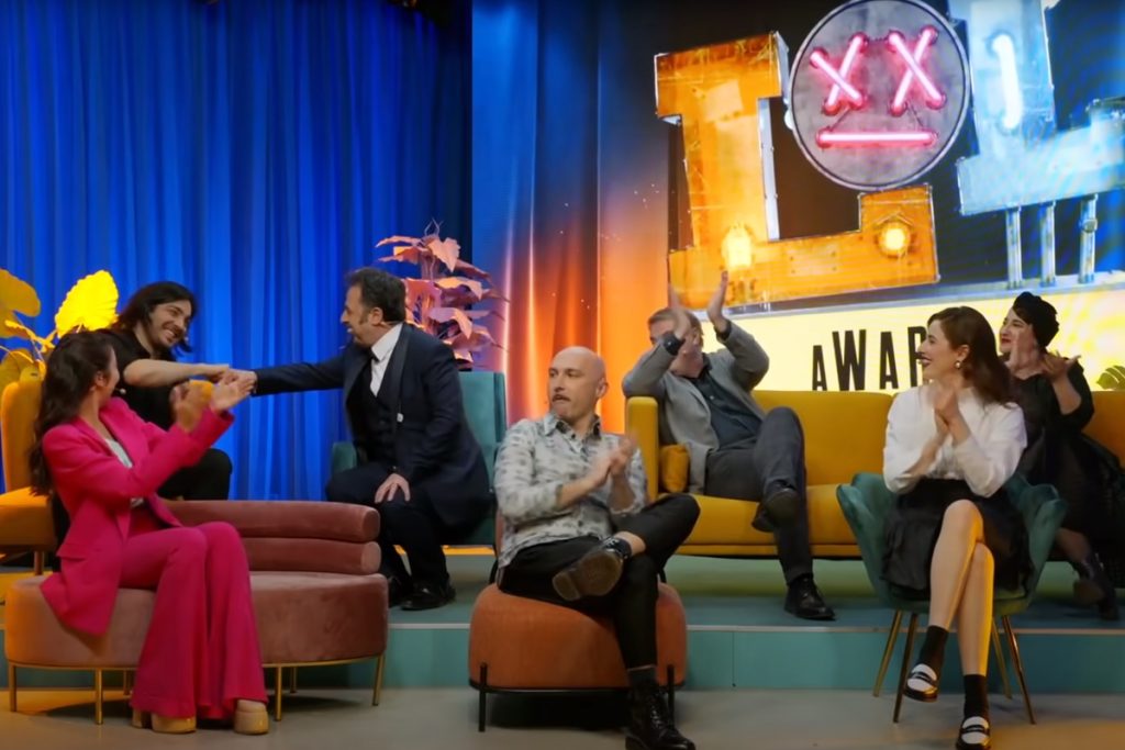Progettazione e realizzazione della scenografia per LOL Awards andato in onda su YouTube, Frank Matano e Fedez